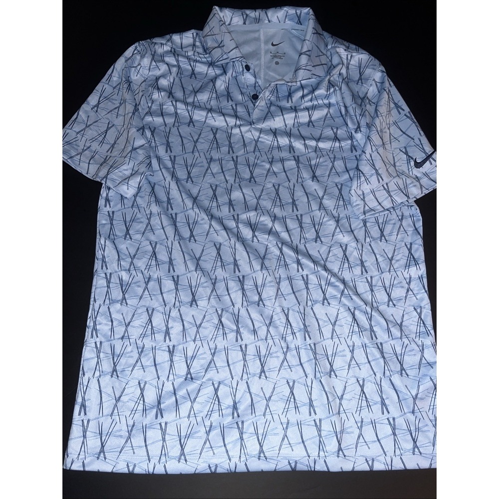 Men's Nike Victory Golf Polo Psychic Blue Size Medium